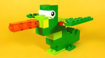 How To Make Lego DRAGON  - 10664 LEGO® Bricks and More Creative Tower Tutorial