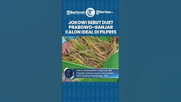 Presiden Jokowi Sebut Duet Prabowo Subianto dan Ganjar Pranowo Calon Ideal di Pilpres 2024