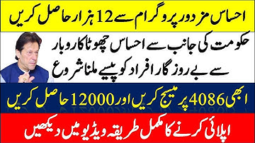 Ehsass Labour Online Registration | How to Apply Ehsaas Labour Fund 12000 | Ehsaas Mazdoor Program