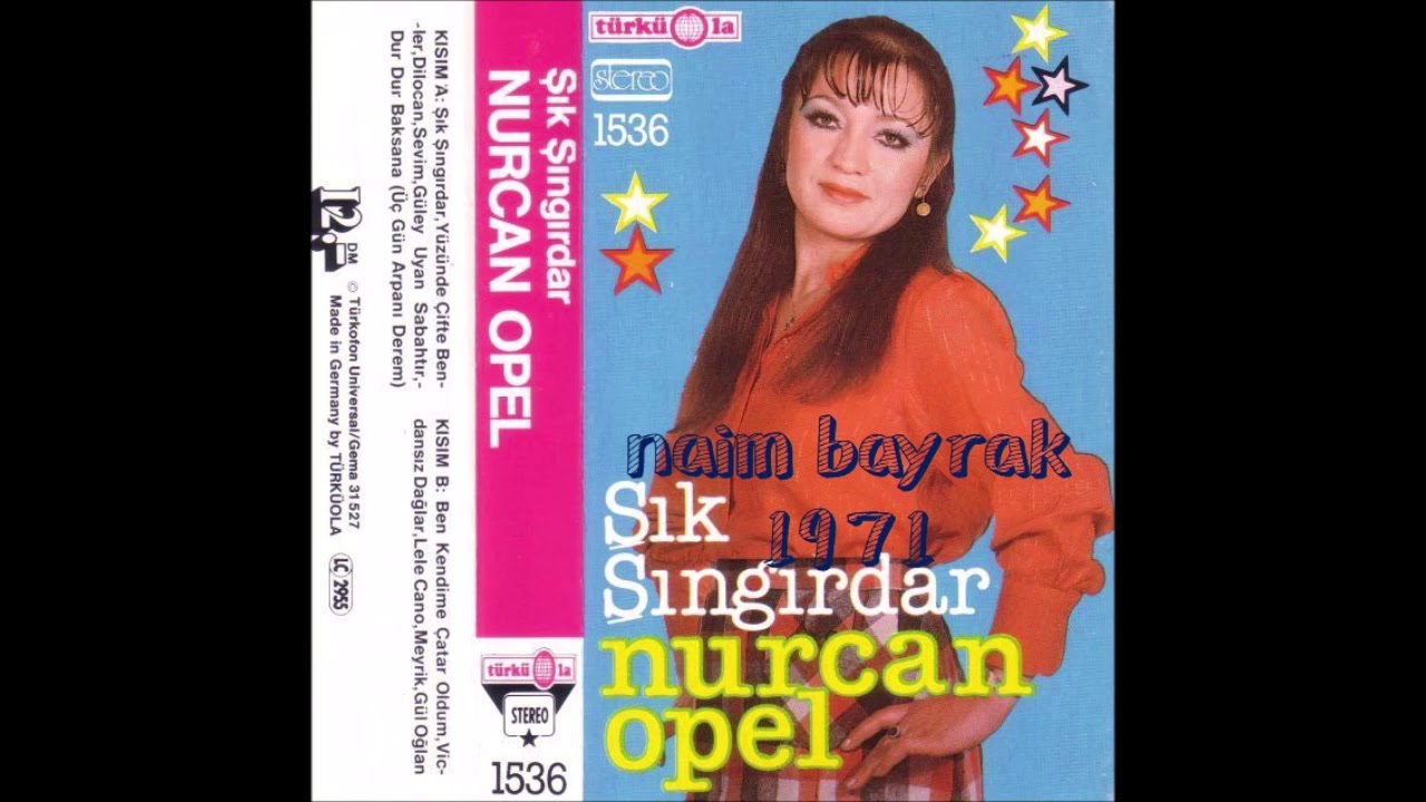 nurcan opel  türküola kaset 1536