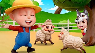 The Boy Who Cried Wolf Story 🐺🎵🌾| Farm Song for Kids | Rosoo Nursery Rhymes &amp; Kids Songs