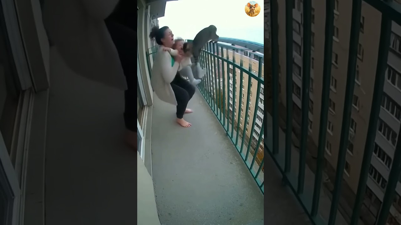 Cat Saves Child from Balcony Fall 