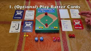 Baseball: Dice and Card Game - Short Version