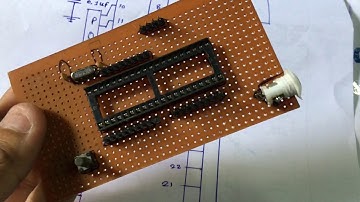 Homemade 8051 development board