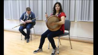 Uilleann Pipes and Bodhrán chords