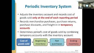 ACC 3310: Chapter 8  Part 1 - Inventory Measurement Net Worth