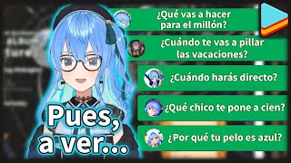 ¡Suisei responde a las preguntas del chat! | Hololive en español