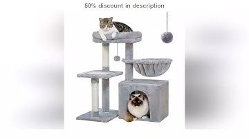 Best product reviews : Cat tree Cat Tower for Indoor Cats 2 Styles Cat Activity Tree with Cat