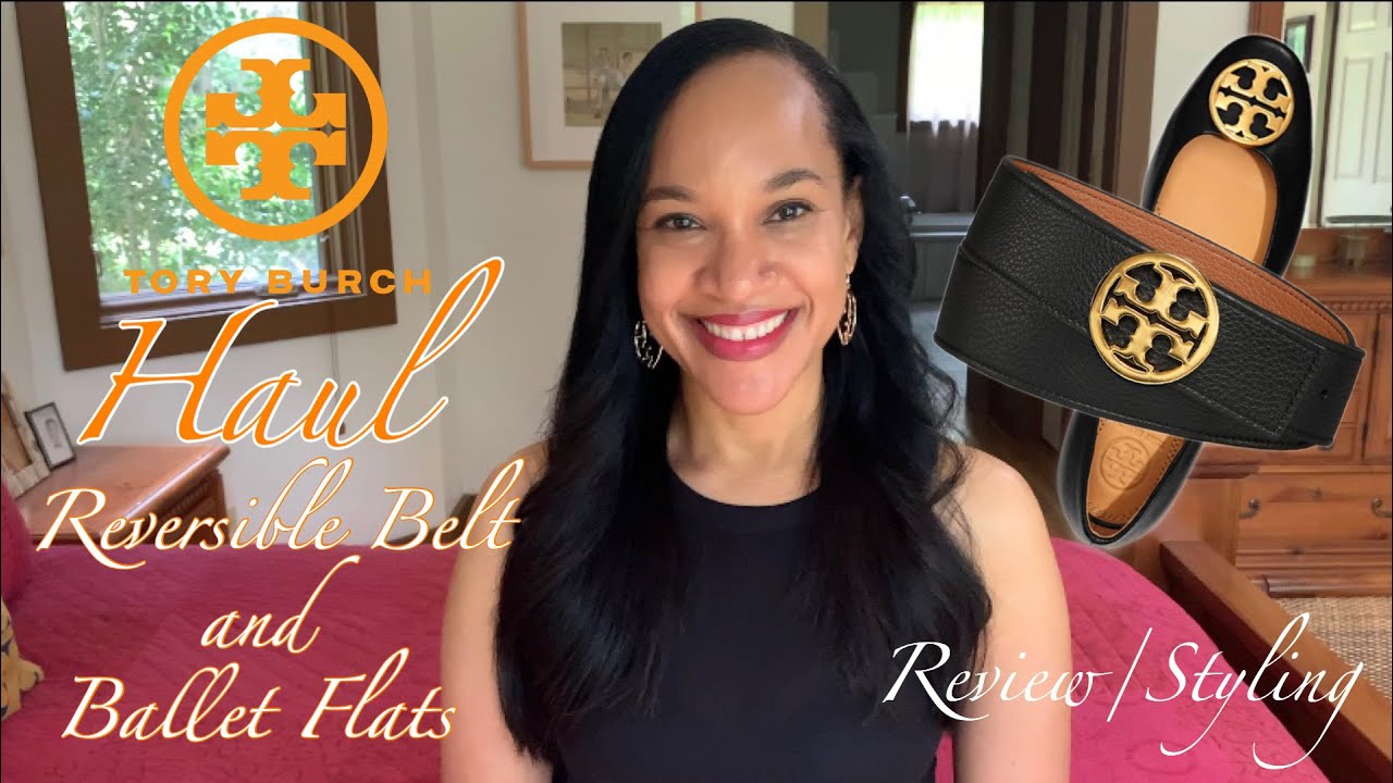 Tory Burch Haul, Review, and Styling | Reversible Belt/Ballet Flats -  YouTube