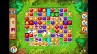 GardenScapes Level 1445 no boosters (18 moves)