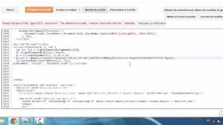 Tutoriel Blogger: erreur analyse xml: The reference to entity version must be end wiyh the ;