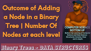 Outcome of Adding a Node in a Binary Tree | Number Of Nodes at each level