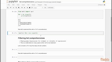 Iterators in Functional Programming with Python : List Comprehensions | packtpub.com
