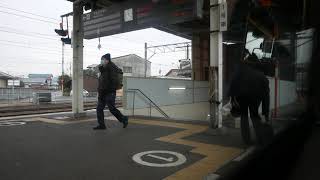 【側面展望】JR四国8000系電車 特急しおかぜ7号 丸亀→多度津発車直後まで 2019_0211