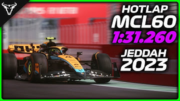 MCL60 Hotlap (Formula Hybrid 2022 V3) - Jeddah GP | Assetto Corsa