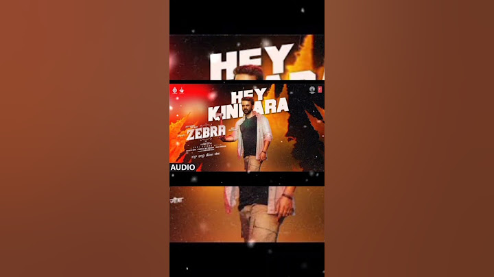 Zebra: Hey Kinkara (Audio) | Satya Dev, Daali Dhananjaya, Sathyaraj | Ravi Basrur