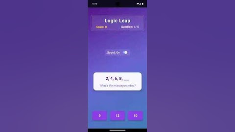React Native Game | Logic leap #reactnative #games #gameplay #game #gamer #gaming