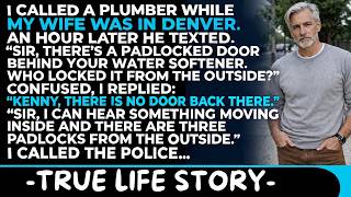I Called A Plumber While My Wife Was In Denver. He Texted Me: Sir, There's A Padlocked Door Behi...