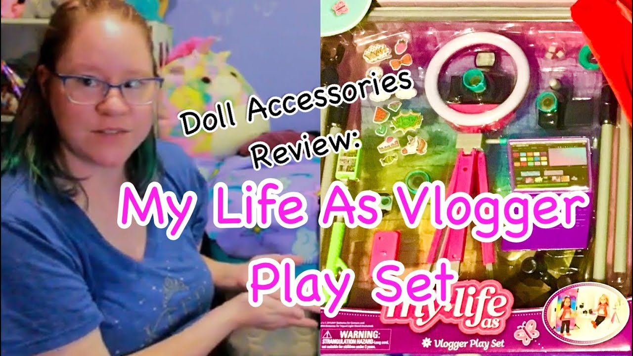 Doll Accessories Review My Life As Vlogger Play Set YouTube