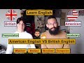 American English VS British English pronunciation and Vocabulary