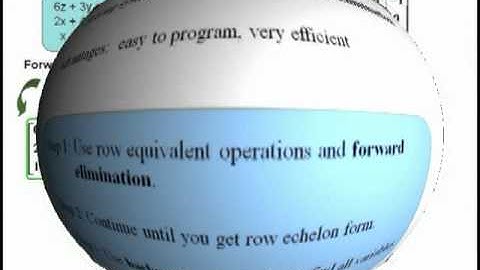 Systems of Equations 3 - Matricies & Gaussian Elimination