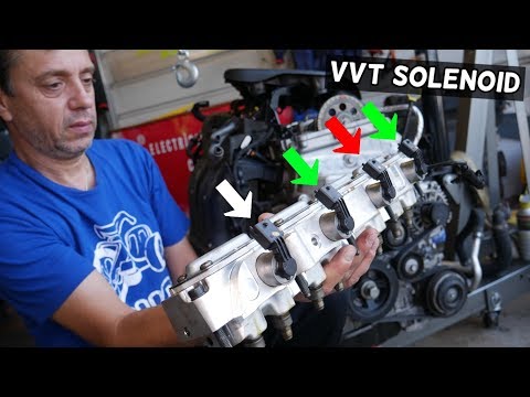 VVT SOLENOID TIMING CONTROL SOLENOID REPLACEMENT REMOVAL JEEP CHEROKEE COMPASS RENEGADE 2.4 Multiair