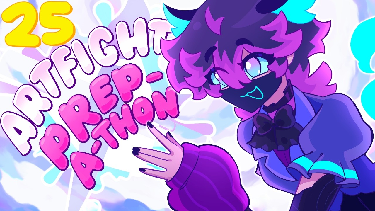 Making 50 Chibis for my ART FIGHT Profile 💙 Prep-a-thon Day 25