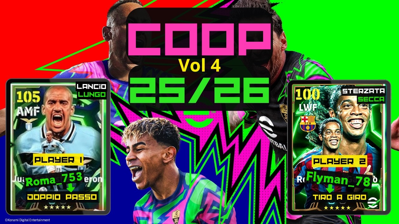 eFootball 2026 BEST COOP Vol 4 Flyman78+Roma753