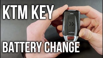 How to change a battery in KTM keyfob