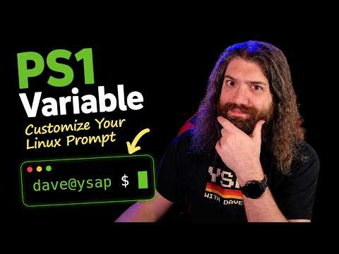 PS1 Variable (customizing your linux terminal prompt) - Bash Scripting Course (pt56)