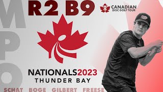 CDGT 6 | 2023 Canadian Nationals | MPO Round 2 Back 9 |  Schat, Boge, Gilbert, Freese