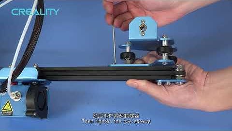 CR-10 V2 adjust X-axis level tutorial 1