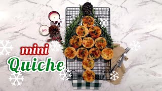 MINI QUICHE | Quick and Easy| 2 of 12 CHRISTMAS RECIPE IDEAS
