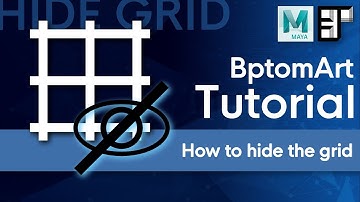 How to hide the grid - Autodesk Maya Tutorial #tutorial #maya #3d #cg