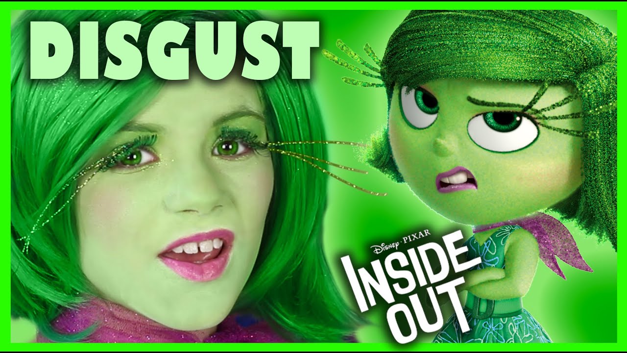 INSIDE OUT DISGUST MAKEUP TUTORIAL DISNEY PIXAR COSPLAY