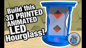 ¡Construye un reloj de arena electrónico animado impreso en 3D!