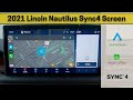 Learn all about Sync4 in the 2021 Lincoln Nautilus | Android Auto/Apple Car Play, Using Navigation