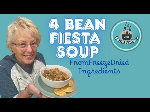 4 BEAN FIESTA SOUP - SOUPTEMBER2025 @Mennonite Farmhouse #lazydayzaheadwjesselisa #creeksidemaples