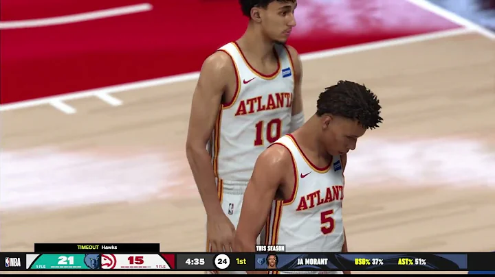 🦊61pts 42rebs & Gawd 27pts 14ast - Grizzlies Vs Hawks Nba 2k26 MyCareer #jamorant #nba2k26 #nba