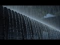 Heavy Rain on Metal Roof for Sleeping | 10 Hours of Deep Relaxation