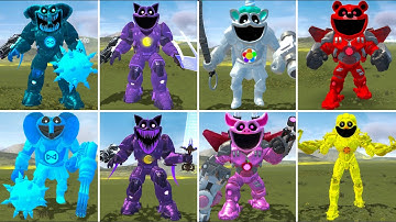 EVOLUTION OF NEW ALL MECHA TITAN SMILING CRITTERS POPPY PLAYTIME CHAPTER 3 In Garry