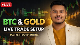 Bitcoin Price Action & Gold Live | Master Market Footprinting Today | 18 August 2026