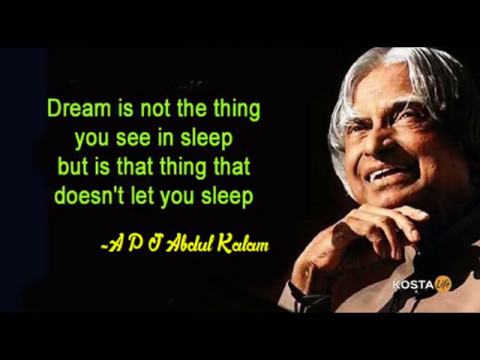 A P J Abdul Kalam Quotes For Students Youtube