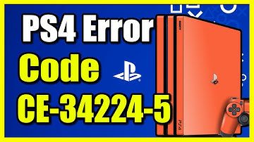 How To Fix PS4 Error CE-34224-5 with Cannot Start The Application (Easy Tutorial)