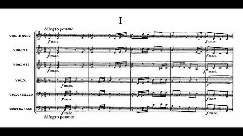 Ralph Vaughan Williams - Concerto for violin and string orchestra (audio + sheet music)