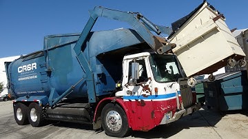 CR&R CNG Autocar WXLL Amrep Front Loader Garbage Truck