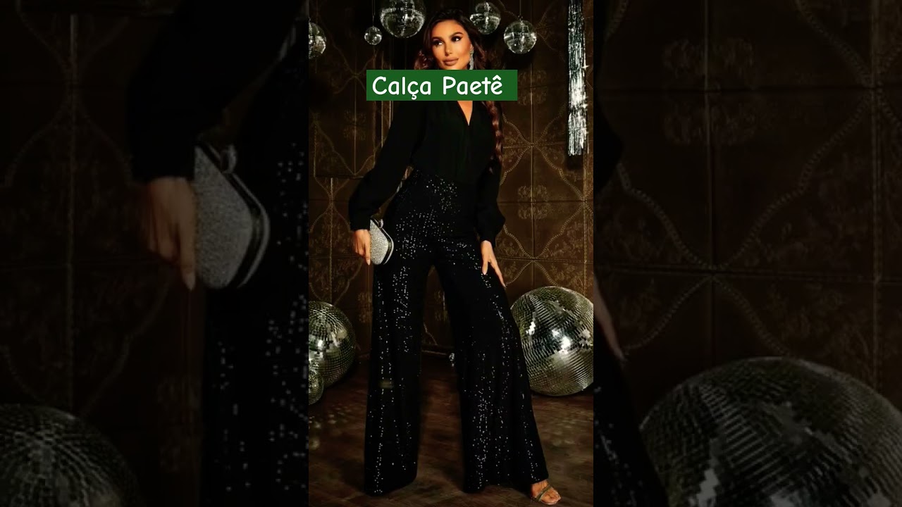 Brilho na Medida Certa: Como Combinar Calça de Paetê"