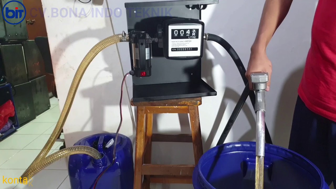 Transfer Pump With Flow Meter