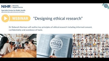 Webinar - Designing ethical research
