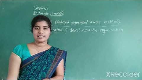 CHAPTER 13:DATABASE CONCEPTS